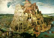 Pieter Bruegel badels torn, oil painting